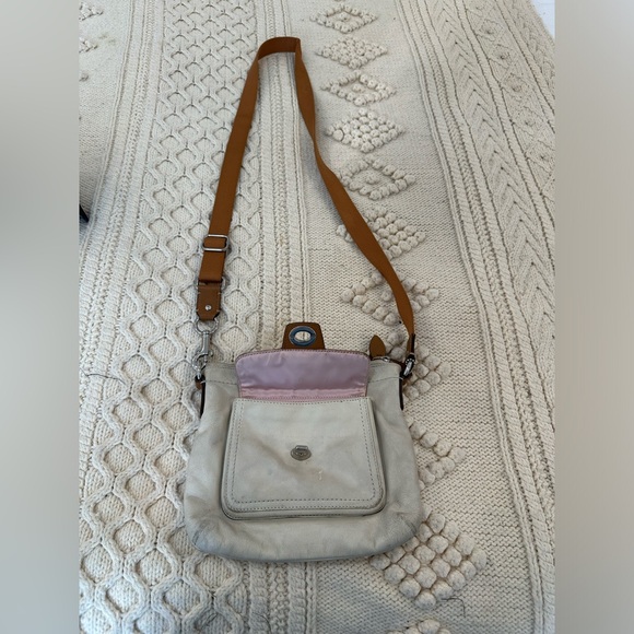 Coach white and tan cross body purse - Picture 7 of 7